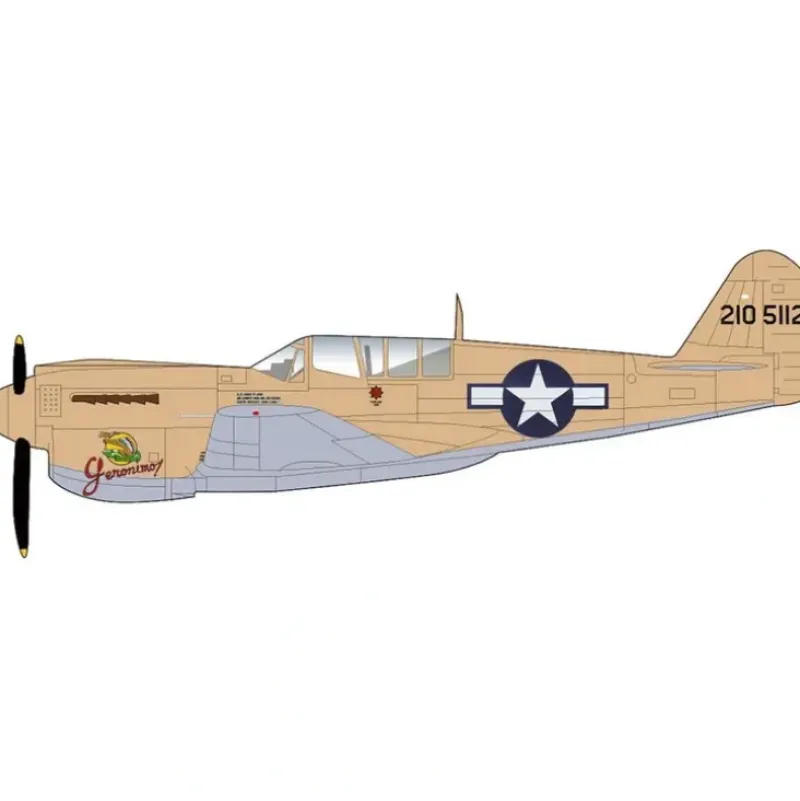 Airplane Model*Pre-Order Hobby Master HA5511 1:48 P-40N Warhawk "Geronimo!" Lt. Bruce Campbell, 45th FS, Dec., 1943 - Miniature Marvels: Airplane Models & Painted Dice