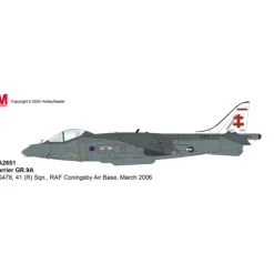 Airplane Model*Pre-Order Hobby Master HA2651 1:72 Harrier GR.9A ZG478, 41 (R) Sqn., RAF Coningsby Air Base, March 2006 - Miniature Marvels: Airplane Models & Painted Dice