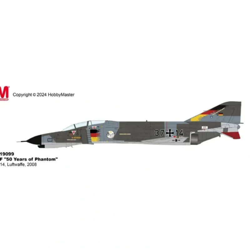 Airplane Model*Pre-Order Hobby Master HA19099 1:72 F-4F "50 Years of Phantom" 37+14, Luftwaffe, 2008 - Miniature Marvels: Airplane Models & Painted Dice