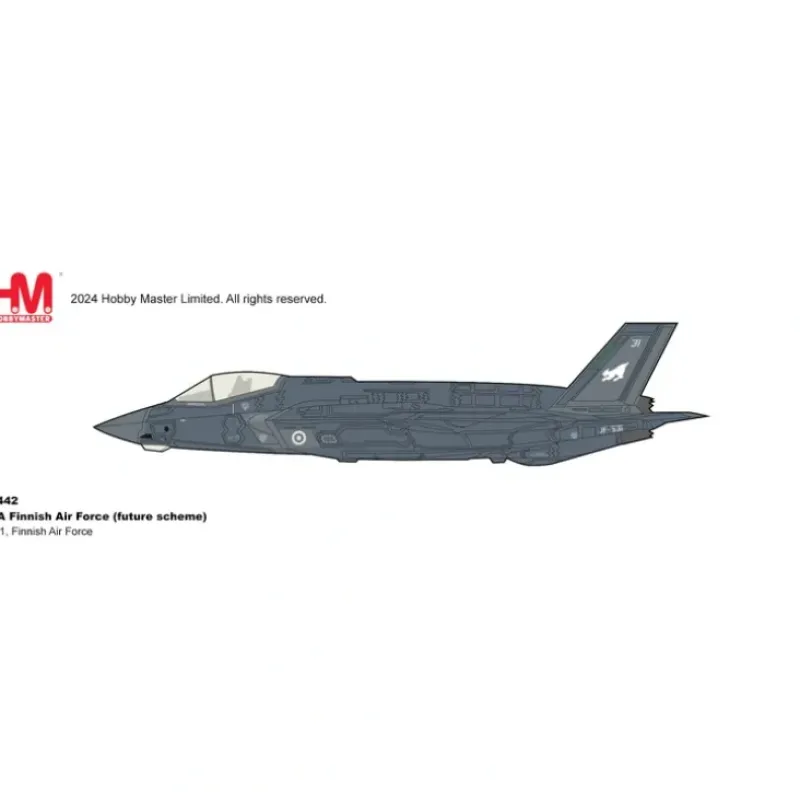 Airplane Model*Pre-Order Hobby Master HA4442 1:72 F-35A Finnish Air Force (future scheme) JF-531, Finnish Air Force - Miniature Marvels: Airplane Models & Painted Dice