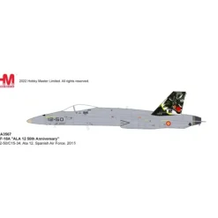 Airplane Model*Pre-Order Hobby Master HA3567 1:72 EF-18A "ALA 12 50th Anniversary" Spanish Air Force - Miniature Marvels: Airplane Models & Painted Dice