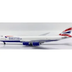 Airplane Model*Pre-Order JC Wings EW4748015 1:400 British Airways World Cargo Boeing 747-8F G-GSSF - Miniature Marvels: Airplane Models & Painted Dice