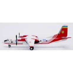 Airplane Model<Pre-Order JC Wings LH4328 1:400 Ukraine Air Force Antonov An-26 "Rescue Service" Reg: 04 - Miniature Marvels: Airplane Models & Painted Dice