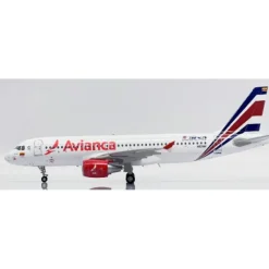 Airplane Model<Pre-Order JC Wings LH2AVA433 1:200 Avianca A320 N821AV "LACSA Retro" - Miniature Marvels: Airplane Models & Painted Dice