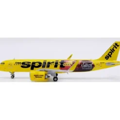 Airplane Model<Pre-Order JC Wings SA4045 1:400 Spirit Airlines Airbus A320NEO "Spirit Untamed" Reg: N932NK - Miniature Marvels: Airplane Models & Painted Dice