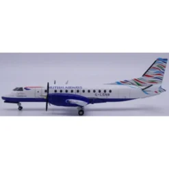 Airplane Model<Pre-Order JC Wings XX20400 1:200 British Airways Saab 340B "Waves of the City" Reg: G-LGNB - Miniature Marvels: Airplane Models & Painted Dice