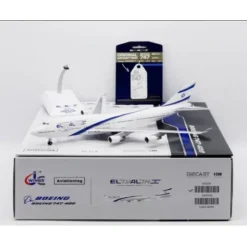 Airplane Model<Pre-Order JC Wings XX20319 1:200 El Al Israel Airlines Boeing 747-400 Reg: 4X-ELA + Limited Edition Aviationtag - Miniature Marvels: Airplane Models & Painted Dice
