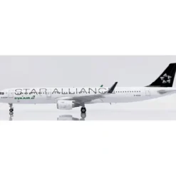 Airplane Model<Pre-Order JC Wings XX20204 1:200 Eva Air Airbus A321 "Star Alliance" B-16206 - Miniature Marvels: Airplane Models & Painted Dice