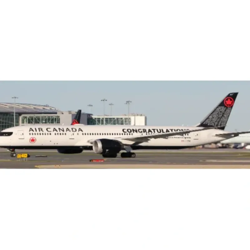 Airplane Model<Pre-Order JC Wings XX40239A 1:400 Air Canada Boeing 787-9 Dreamliner "Congratulations" C-FVNB (Flaps Down) - Miniature Marvels: Airplane Models & Painted Dice