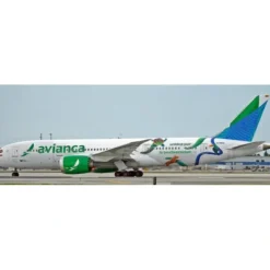 Airplane Model<Pre-Order JC Wings XX40290A 1:400 Avianca Boeing 787-8 "Unidos por la Biodiversidad" N799AV "Flaps Down" - Miniature Marvels: Airplane Models & Painted Dice
