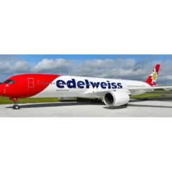 Airplane Model<Pre-Order JC Wings XX20569A 1:200 Edelweiss Air Airbus A350-900XWB Reg: HB-IHC Flaps Down - Miniature Marvels: Airplane Models & Painted Dice