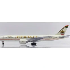 Airplane Model<Pre-Order JC Wings XX40107A 1:400 Etihad Airways Boeing 777-200LR "2015 Formula 1" Flaps Down - Miniature Marvels: Airplane Models & Painted Dice