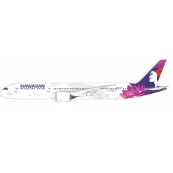 Airplane Model<Pre-Order NG Models 55127 1:400 Hawaiian Air 787-9 Dreamliner N781HA (first 787-9 Dreamliner received by HA; named "Kapuahi") - Miniature Marvels: Airplane Models & Painted Dice