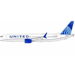 Airplane Model<Pre-Order NG Models 89013 1:400 United Airlines 737 MAX 9 N77578 (Blue Evolution livery) - Miniature Marvels: Airplane Models & Painted Dice