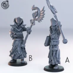 Miniature<Priests - Miniature Marvels: Airplane Models & Painted Dice