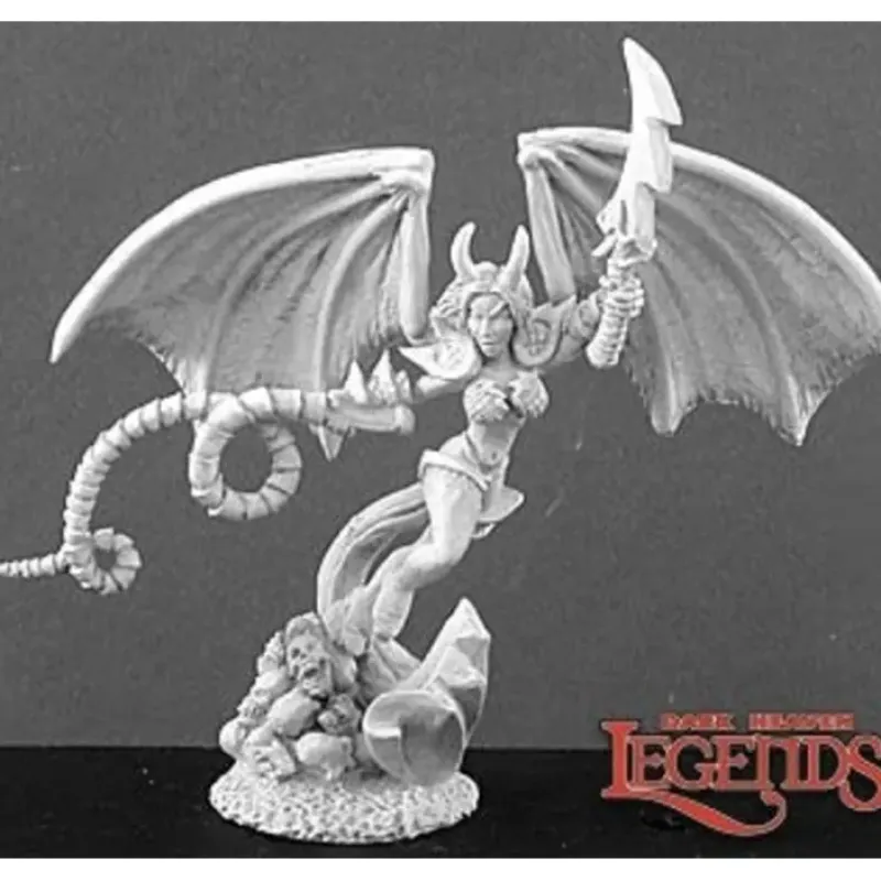 Miniature<Princess of Hell: Dark Heaven Legends RPR 02923 - Miniature Marvels: Airplane Models & Painted Dice