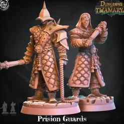 Miniature<Prison Guards - Miniature Marvels: Airplane Models & Painted Dice