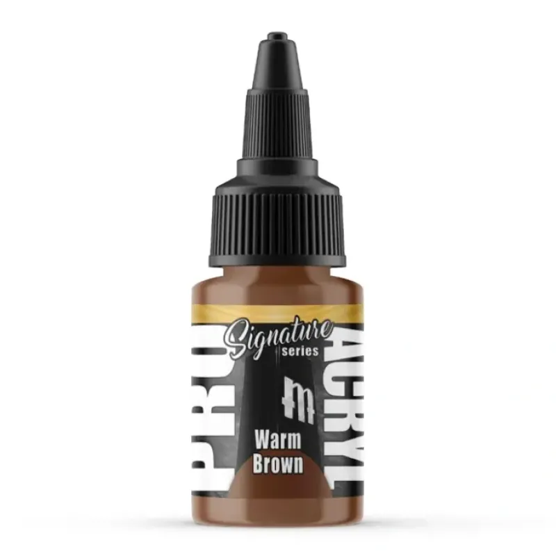 Paint<Pro Acryl: Ninjon Series - Warm Brown (22ml) MON MPA-S09 - Miniature Marvels: Airplane Models & Painted Dice