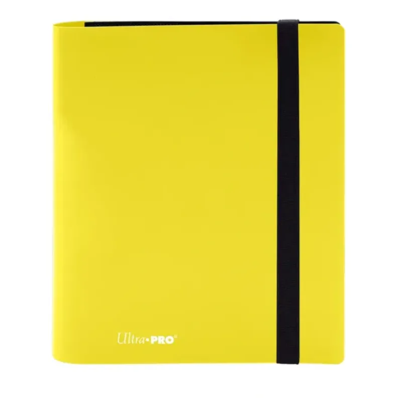 Accessories<Pro-Binder: Eclipse 4-Pocket Lemon Yellow - Miniature Marvels: Airplane Models & Painted Dice