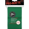 Accessories<Pro-Matte Standard Deck Protectors: Green (100) - Miniature Marvels: Airplane Models & Painted Dice
