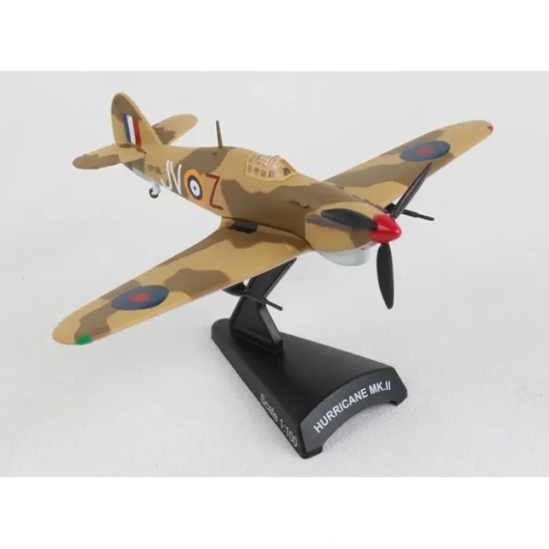 Airplane Model<PS5340-3 POSTAGE STAMP RAF HURRICANE 1/100 - Miniature Marvels: Airplane Models & Painted Dice