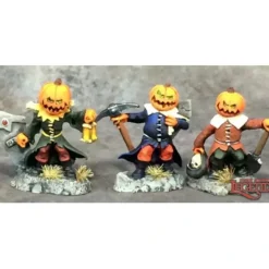 Miniature<Pumpkin Minions (3): Dark Heaven Legends RPR 03677 - Miniature Marvels: Airplane Models & Painted Dice