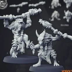 Miniature<Qunk The Shaman - Miniature Marvels: Airplane Models & Painted Dice