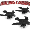 Egpull<Racing Crow (set of 3) Funny Pull Back Race Bird Toys - Archie McPhee - Miniature Marvels: Airplane Models & Painted Dice