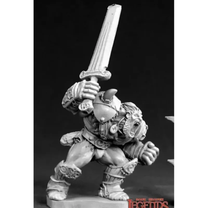 Miniature<Raging Barbarian: Dark Heaven Legends RPR 03397 - Miniature Marvels: Airplane Models & Painted Dice