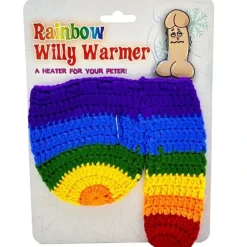 Egpull<RAINBOW PRIDE LGBT WILLY WARMER  "Heater for your Peter" Weener WEINER SOCK - Miniature Marvels: Airplane Models & Painted Dice