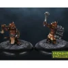 Miniature<Ratpelt Kobolds (2): Dungeon Dwellers RPR 07009 - Miniature Marvels: Airplane Models & Painted Dice