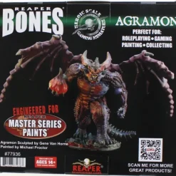 Reaper Miniatures<Reaper Agramon Boxed Set 77936 - Miniature Marvels: Airplane Models & Painted Dice