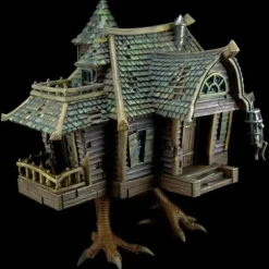 Reaper Miniatures<Reaper Baba Yaga's Hut 44130 - Miniature Marvels: Airplane Models & Painted Dice
