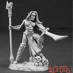 Reaper Miniatures<Reaper Carinth, Dark Elf Sorceress (metal) 03193 - Miniature Marvels: Airplane Models & Painted Dice