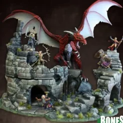 Reaper Miniatures<Reaper Dragons Don't Share 77381 - Miniature Marvels: Airplane Models & Painted Dice