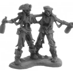 Reaper Miniatures<Reaper Drunken Skeleton Pirates 04058 - Miniature Marvels: Airplane Models & Painted Dice