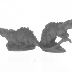 Reaper Miniatures<Reaper Giant Tomb Rats (2) 04089 - Miniature Marvels: Airplane Models & Painted Dice