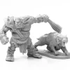 Reaper Miniatures<Reaper Hill Giant Hunter & Dire Lion 77939 - Miniature Marvels: Airplane Models & Painted Dice