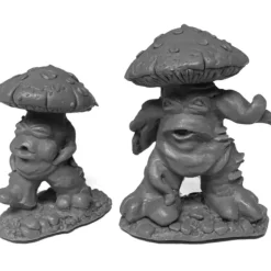 Reaper Miniatures<Reaper Mushroom Men (2) 30115 - Miniature Marvels: Airplane Models & Painted Dice