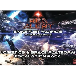 Board Game<Red Alert: Logistics + Space Platform Escalation Pack PSC RED005 - Miniature Marvels: Airplane Models & Painted Dice
