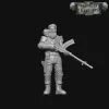 Miniature<Remnants Militia - Miniature Marvels: Airplane Models & Painted Dice