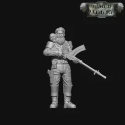Miniature<Remnants Militia - Miniature Marvels: Airplane Models & Painted Dice