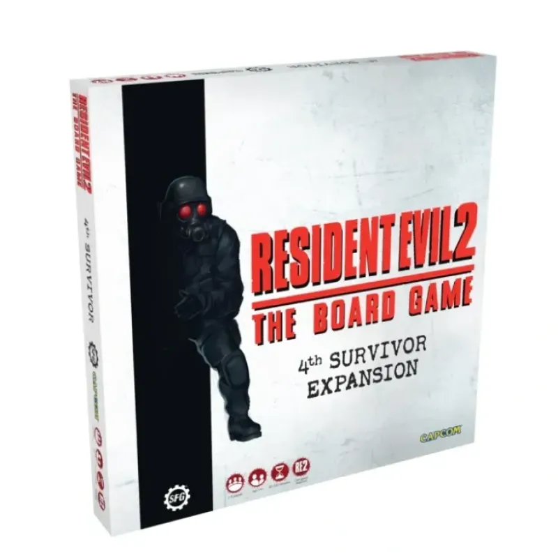 Board Game<Resident Evil 2: The Board Game - 4th Survivor Expansion SFL RE2-007 - Miniature Marvels: Airplane Models & Painted Dice