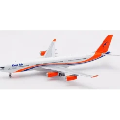 Airplane Model<Retro Models RM34302 1:200 Kam Air Airbus A340-313 YA-KMU - Miniature Marvels: Airplane Models & Painted Dice