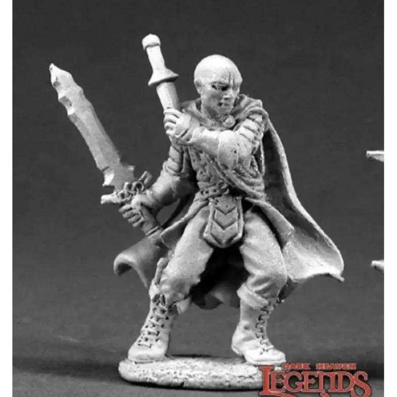 Miniature<Ridley Darkedge, Male Rogue: Dark Heaven Legends RPR 03345 - Miniature Marvels: Airplane Models & Painted Dice