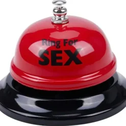 Egpull<RING FOR SEX BELL - Red Hot Bedroom Office Desk Gag Joke Bar Man Cave Kitchen - Miniature Marvels: Airplane Models & Painted Dice