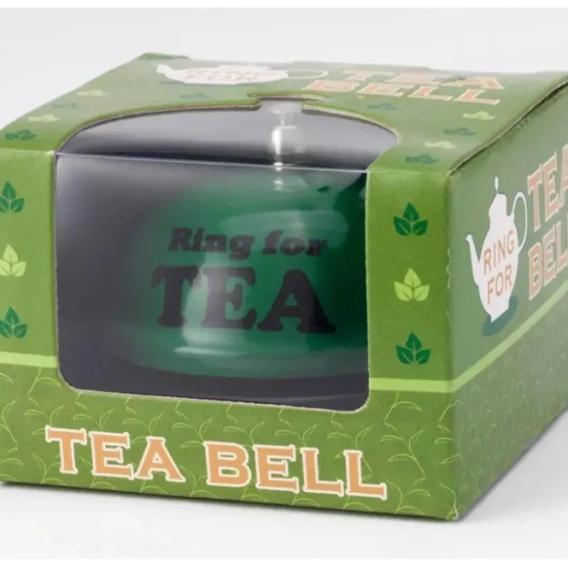 Egpull<RING FOR TEA BELL - Kitchen Office Desk Drink Bar Room Table Home Accessory - Miniature Marvels: Airplane Models & Painted Dice