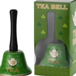 Egpull<RING FOR TEA Metal Hand Bell - Fancy Kitchen Bar Pub Office Desk Room ~NEW! - Miniature Marvels: Airplane Models & Painted Dice