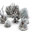 Miniature<Rock Mimics - Miniature Marvels: Airplane Models & Painted Dice