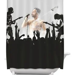 Egpull<Rockstar Shower Curtain - Bathroom Singin' in the Rain ~ BigMouth Inc - Miniature Marvels: Airplane Models & Painted Dice